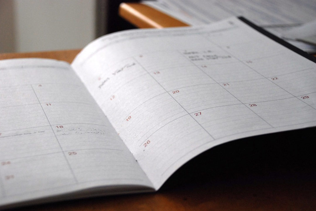 calendar for SEO and marketing schedules