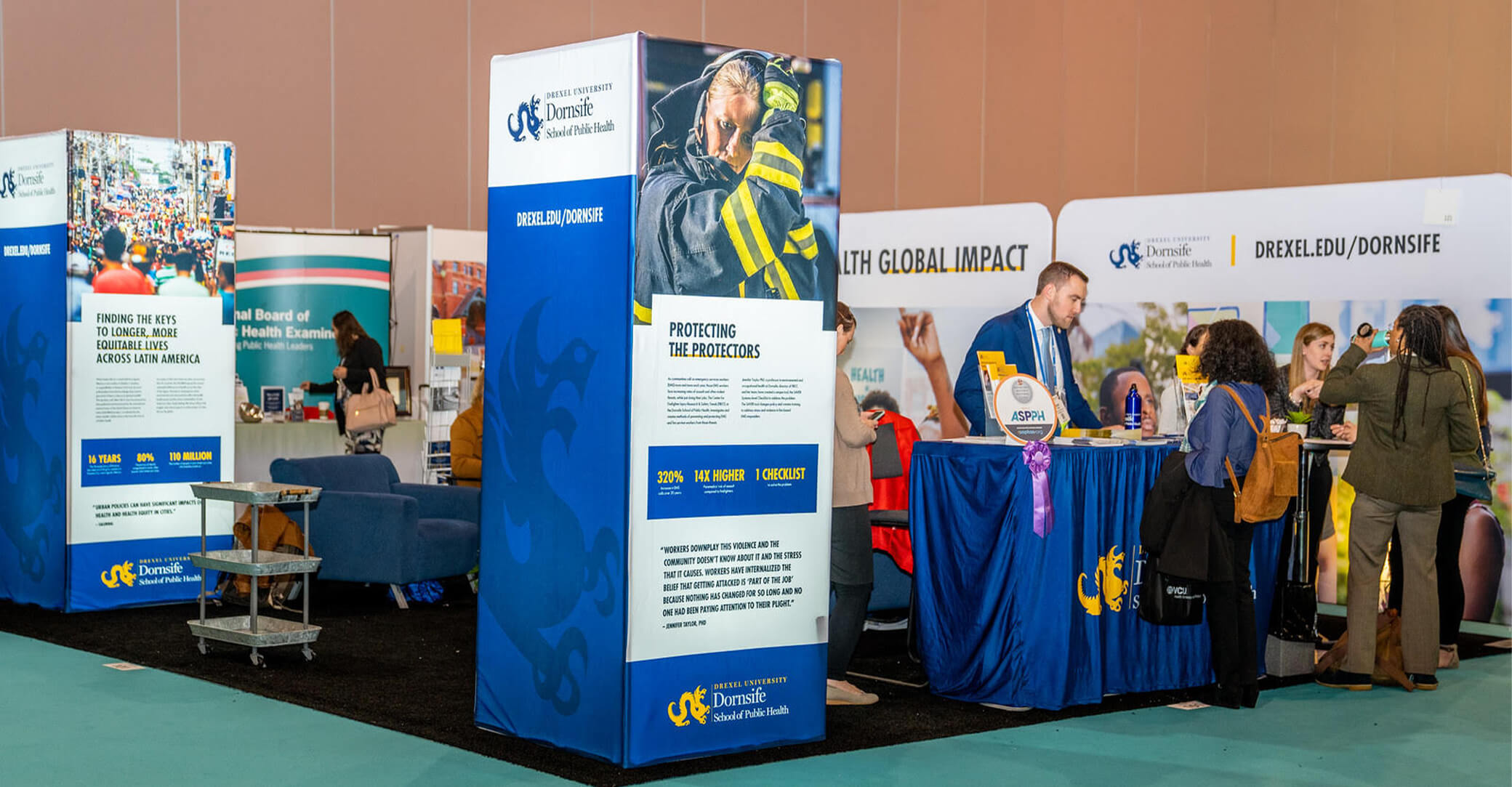 dornsife event booth