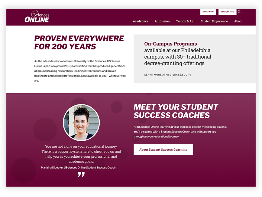 USciences Online idfive Agency