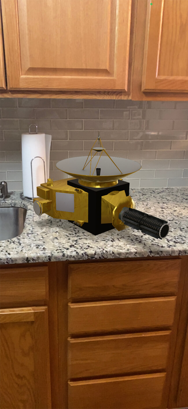 Mission craft in 3D augmented reality