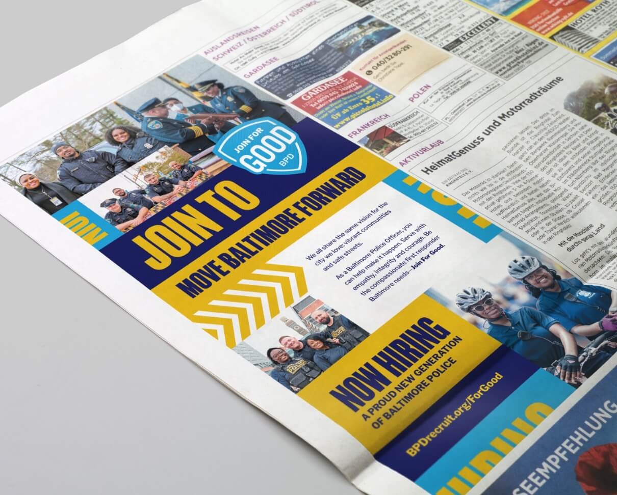 BPD newspaper ad.
