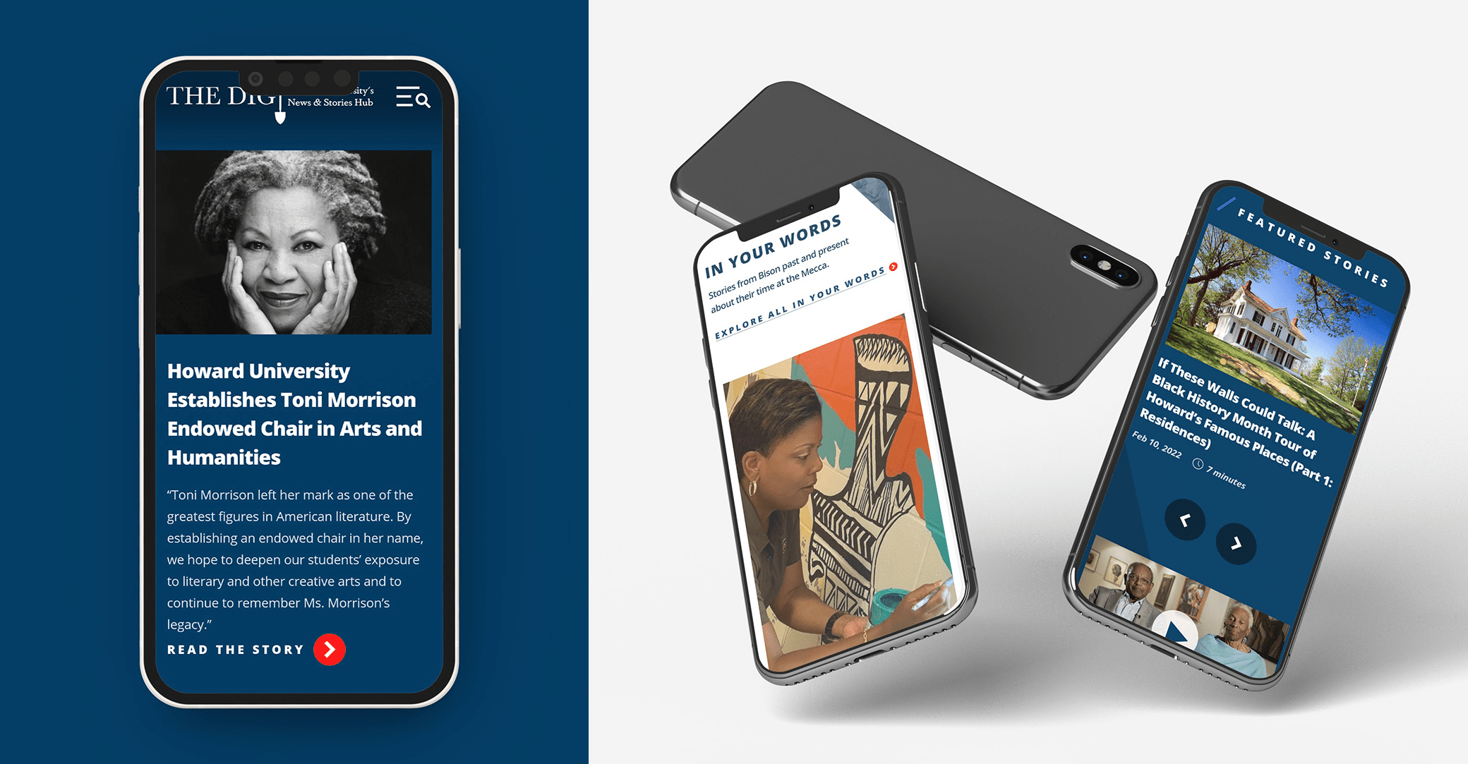 Mobile screens of The Dig