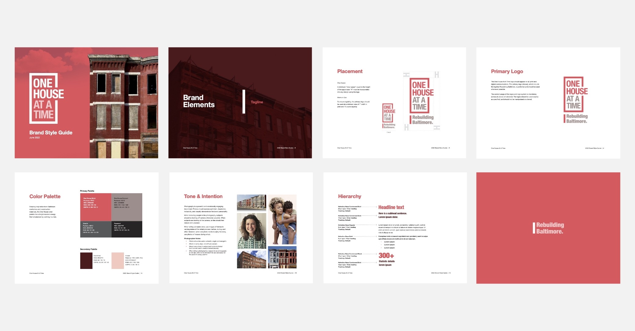 One House at a Time Brand Style Guide